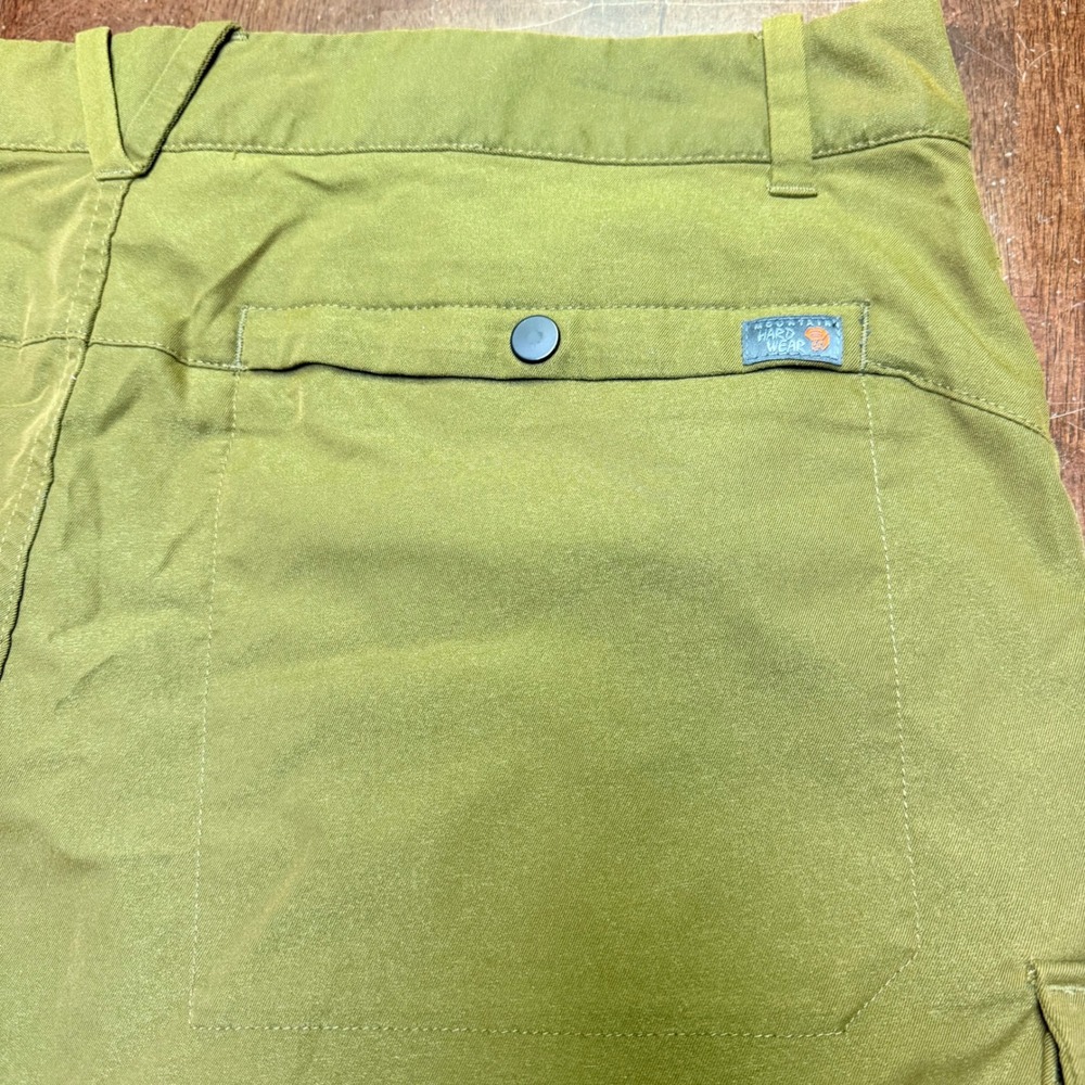 Mountain Hardwear Tech AP Cargo Shorts Men's 36 Brown Hiking Outdoor Lightweight - Picture 3 of 9